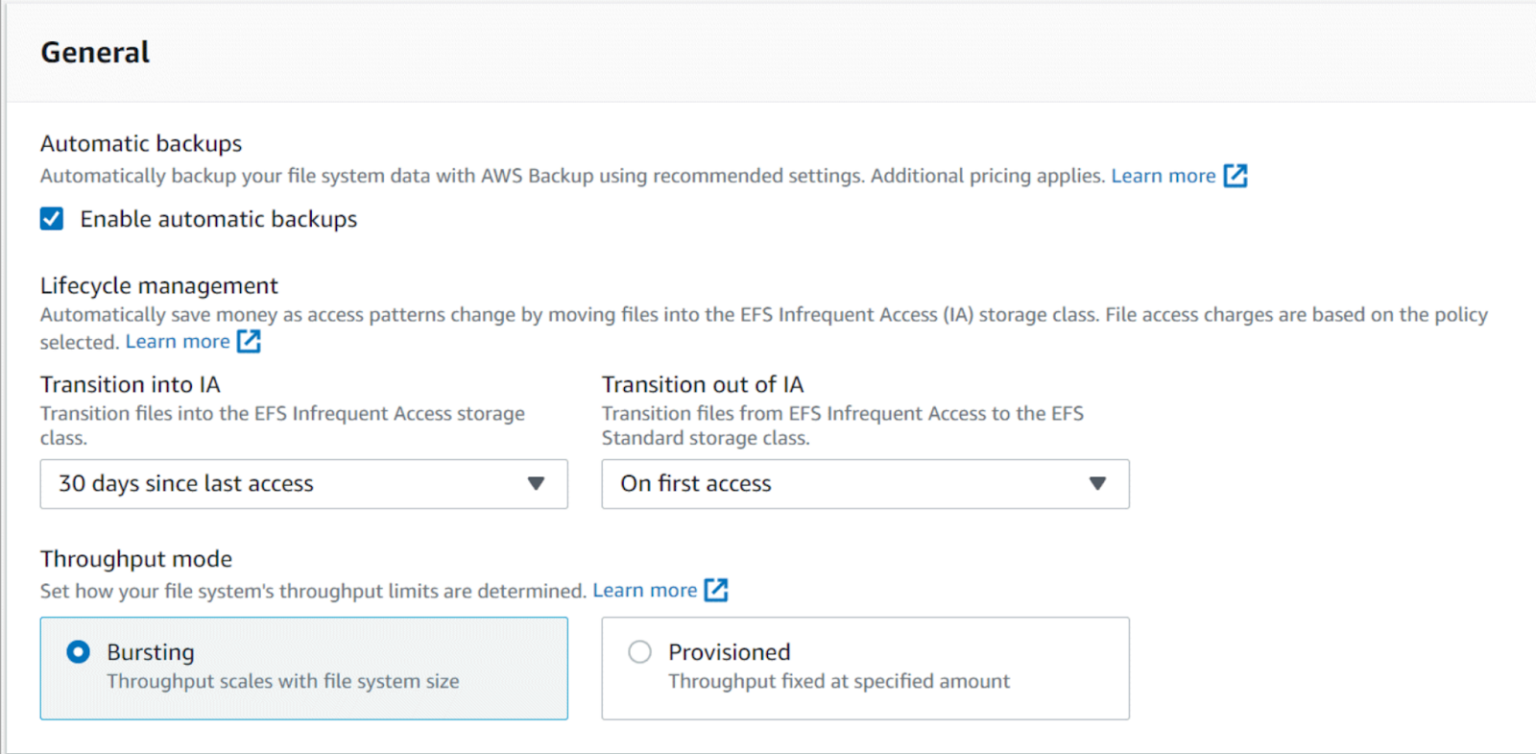 AWS EFS Tiering and Pricing: How to save on cost – AWS Made Easy